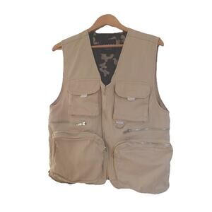Boo hoo Man utility cargo hiking vest size Medium
